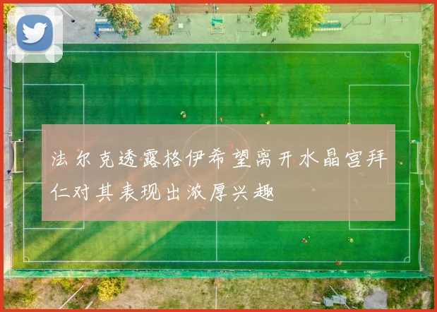法尔克透露格伊希望离开水晶宫拜仁对其表现出浓厚兴趣
